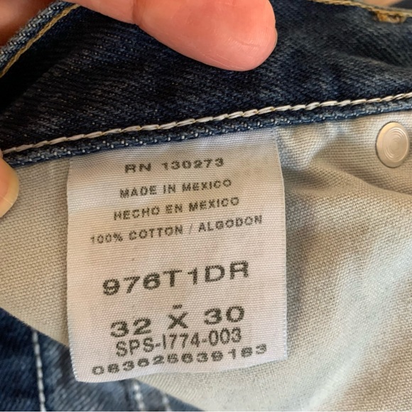 WRANGLER. Premium quality. Blue Denim Jeans. 32X30. 100%. Cotton. 5- poc… - Picture 8 of 10